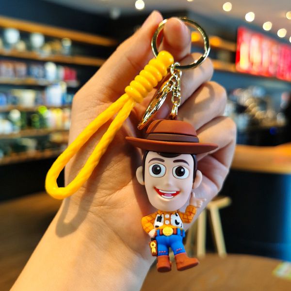 

wholesale new fashion toy key chain three-dimensional doll key pendant
