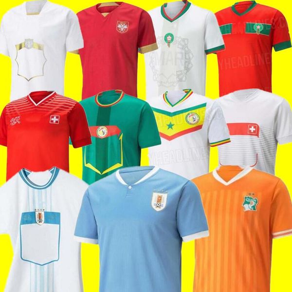 2022 2023 morocco soccer jerseys senegal mane hakimi ghana 22 23 switzerland maillot serbia football uniforms shirts vlahovic tadic uruguay, Black;yellow
2022 2023 morocco soccer jerseys senegal mane hakimi ghana 22 23 switzerland maillot serbia football uniforms shirts vlahovic tadic uruguay, Black;yellow