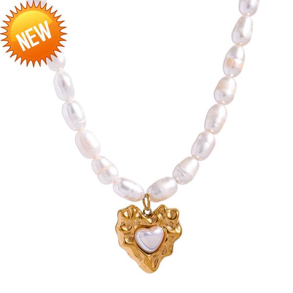 jinyou 892 fashion 18k pvd gold plated chain stainless steel freshwater natural pearl beads heart pendant necklace for women, Silver
jinyou 892 fashion 18k pvd gold plated chain stainless steel freshwater natural pearl beads heart pendant necklace for women, Silver