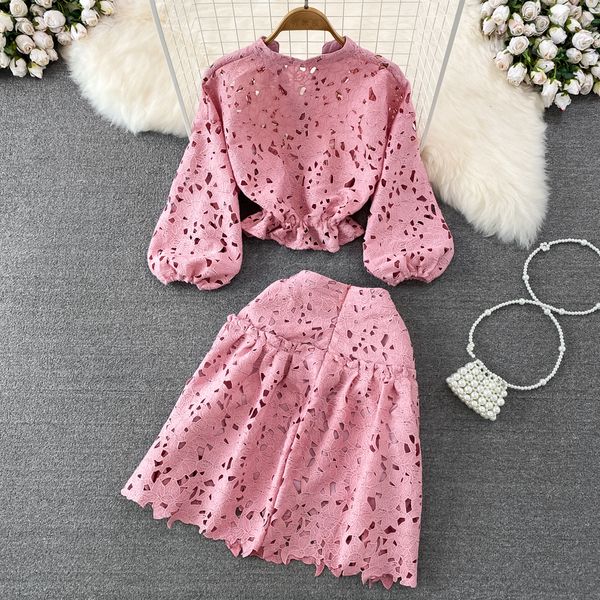 two piece dress summer lace two piece skirt set women casual 2 piece set skirt and blouse high waist skirt suits two piece matching sets 202, White
two piece dress summer lace two piece skirt set women casual 2 piece set skirt and blouse high waist skirt suits two piece matching sets 202, White
