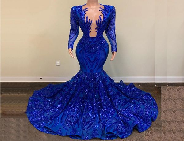 royal blue sequine mermaid evening dresses sheer neck full sleeve african prom party gowns 20229537091, Black;red
royal blue sequine mermaid evening dresses sheer neck full sleeve african prom party gowns 20229537091, Black;red