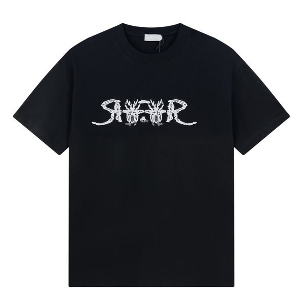 23ss new woman men's t-shirts high end classic letter spider embroidery tee summer limited beach breathable street fashion casual short, White;black
23ss new woman men's t-shirts high end classic letter spider embroidery tee summer limited beach breathable street fashion casual short, White;black