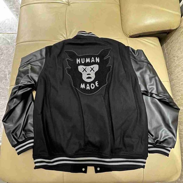 men's jackets human made green jacket men women thick tiger embroidery leather sleeve baseball uniform v5ob hkbd 7 wzym, Black;brown
men's jackets human made green jacket men women thick tiger embroidery leather sleeve baseball uniform v5ob hkbd 7 wzym, Black;brown