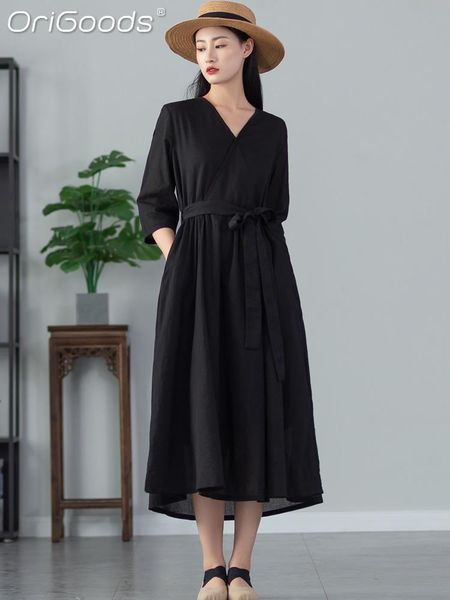 dresses origoods 2022 new summer dress women vneck solid black white long dress cotton waisted aline casual dresses for lady robe c426, Black;gray
dresses origoods 2022 new summer dress women vneck solid black white long dress cotton waisted aline casual dresses for lady robe c426, Black;gray