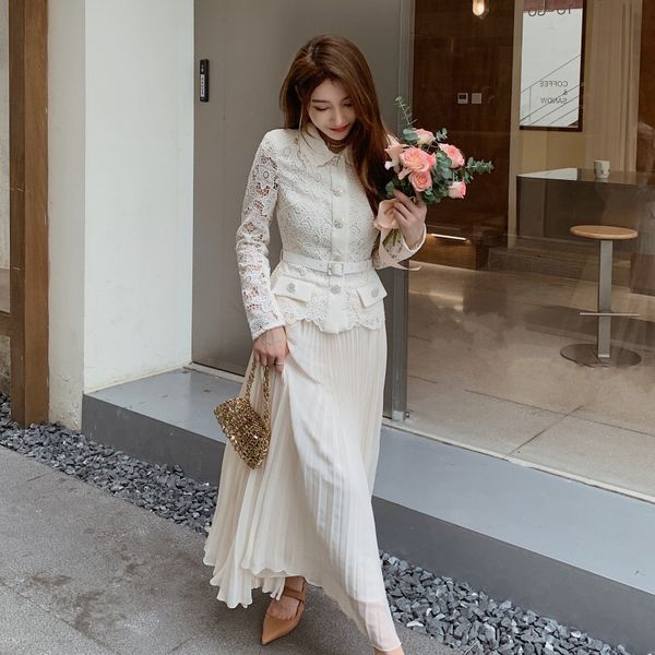 casual dresses s-elf portrait beige pleated panel lace high waist polo neck long sleeve dress fake two piece long dress, Black;gray
casual dresses s-elf portrait beige pleated panel lace high waist polo neck long sleeve dress fake two piece long dress, Black;gray