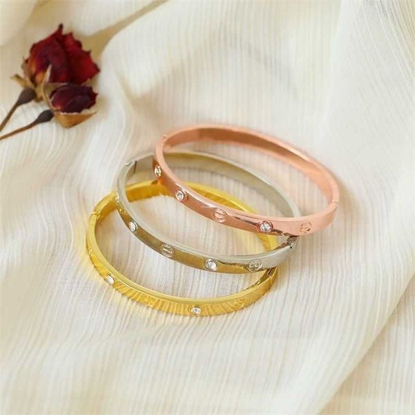 selling funds titanium steel bracelet women's ins fashion handwear small design rose gold inlaid diamond mesh red non dropping color cl, Black
selling funds titanium steel bracelet women's ins fashion handwear small design rose gold inlaid diamond mesh red non dropping color cl, Black