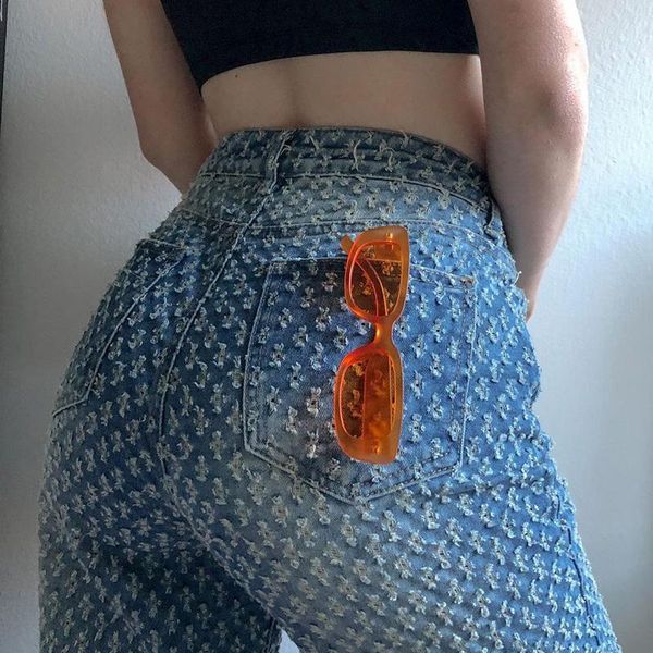 jeans women retro ripped denim retro loose long jeans 2021 summer old straight pattern wide leg pants solid color women pants, Blue
jeans women retro ripped denim retro loose long jeans 2021 summer old straight pattern wide leg pants solid color women pants, Blue