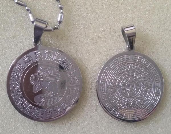 american mexico fashion 316l stainless steel mayan coin pendant mayan prophecy commemorative coin aztec calendar metal pendantfr9260882, Silver
american mexico fashion 316l stainless steel mayan coin pendant mayan prophecy commemorative coin aztec calendar metal pendantfr9260882, Silver