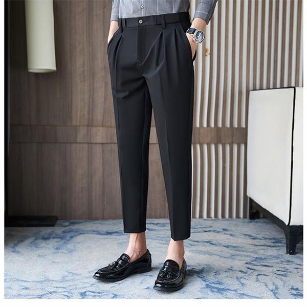 blazers 2022 british high waist straight pans men social pant men formal pant pantalones hombre dress business casual khaki trousers men, White;black
blazers 2022 british high waist straight pans men social pant men formal pant pantalones hombre dress business casual khaki trousers men, White;black