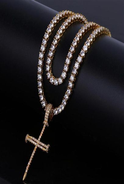 micro pave iced out cubic zircon nail cross pendant necklace for men women jewelry with tennis chain273o4707476, Silver
micro pave iced out cubic zircon nail cross pendant necklace for men women jewelry with tennis chain273o4707476, Silver
