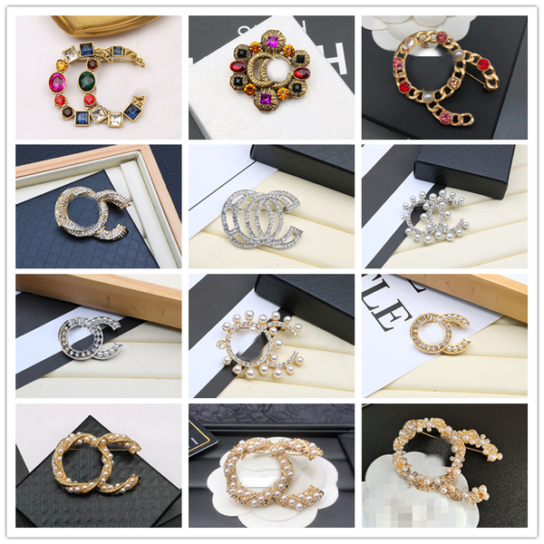 brooches ladies designer brand letter brooch gold plated inlaid rhinestone pearl jewelry wedding party gift jewelry accessories, Gray
brooches ladies designer brand letter brooch gold plated inlaid rhinestone pearl jewelry wedding party gift jewelry accessories, Gray