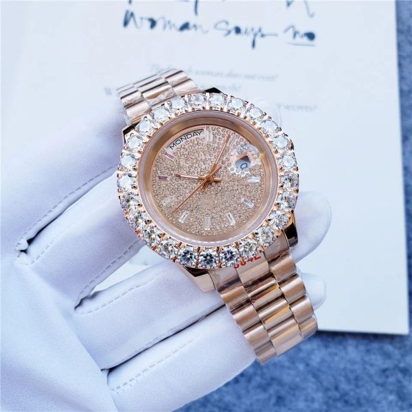 mens watch womens diamond gold designer watch size 41mm automatic sliding movement stainless steel case waterproof sapphire glass glow luxur, Slivery;brown
mens watch womens diamond gold designer watch size 41mm automatic sliding movement stainless steel case waterproof sapphire glass glow luxur, Slivery;brown