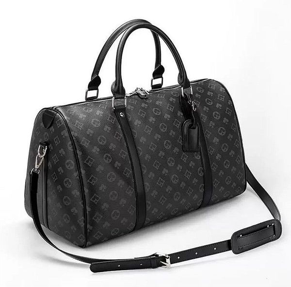 

2022 men sport duffel bags outdoor packs handbags luxurys designers fashion luggage bag women leather travel handbag man tote 55cm zwyf todp, Red;black