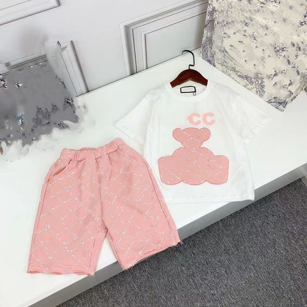 luxury designer clothing sets kids t-shirt white monogrammed shortst fashion british fashion brand summer childrens treasures and girls cott
luxury designer clothing sets kids t-shirt white monogrammed shortst fashion british fashion brand summer childrens treasures and girls cott
