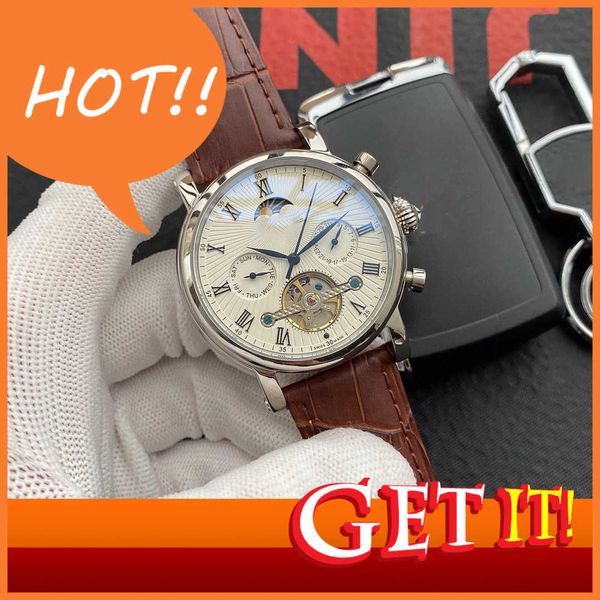 design brand men's mechanical watch 2023 new busins big flywheel y automatic movement luxury watches for mens fashion brands swiss, Slivery;brown
design brand men's mechanical watch 2023 new busins big flywheel y automatic movement luxury watches for mens fashion brands swiss, Slivery;brown