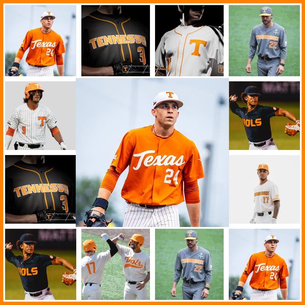 2023 cws tennessee baseball jersey 10 griffin merritt 25 blake burke 8 christian scott 30 cal stark 2 maui ahuna 9 hunter ensley 17 jared di, Black
2023 cws tennessee baseball jersey 10 griffin merritt 25 blake burke 8 christian scott 30 cal stark 2 maui ahuna 9 hunter ensley 17 jared di, Black