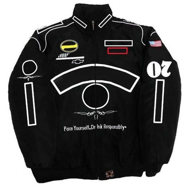 f1 formula one racing jacket autumn and winter full embroidered cotton clothing spot sales 47lx, Black;brown
f1 formula one racing jacket autumn and winter full embroidered cotton clothing spot sales 47lx, Black;brown
