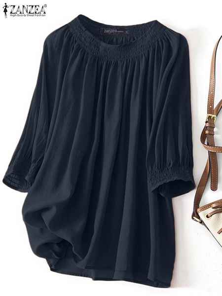 t-shirt zanzea women summer short sleeve blouse casual solid loose tshirt oversized pleated o neck blusas femininas streetwears, White
t-shirt zanzea women summer short sleeve blouse casual solid loose tshirt oversized pleated o neck blusas femininas streetwears, White