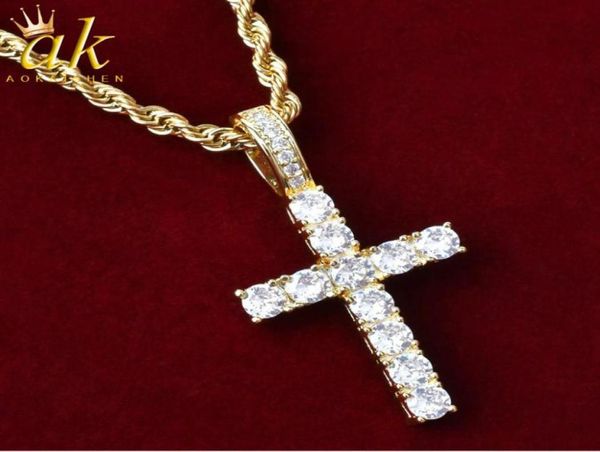 iceout cross pendant for men gold color matterial copper cubic zircons charms hip hop rock street jewelry with rope chain25194219138, Silver
iceout cross pendant for men gold color matterial copper cubic zircons charms hip hop rock street jewelry with rope chain25194219138, Silver