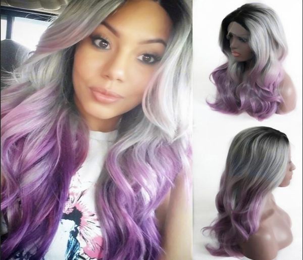 glueless front lace 3 colors ombre purple long curly wavy synthetic wigs for women hair cosplay party 180 density middle parting5709364, Black
glueless front lace 3 colors ombre purple long curly wavy synthetic wigs for women hair cosplay party 180 density middle parting5709364, Black