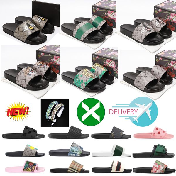 2023 luxury designer slippers for women mens slides floral brocade flats gear bottom tiger snaker ace bee flop flip scuffs casual fashion be, Black
2023 luxury designer slippers for women mens slides floral brocade flats gear bottom tiger snaker ace bee flop flip scuffs casual fashion be, Black