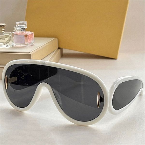 2023 wave mask sunglasses lw40108i large frame womens designer glasses acetate fiber mask sunglasses fashion uv400 protctive glasses with or, White;black
2023 wave mask sunglasses lw40108i large frame womens designer glasses acetate fiber mask sunglasses fashion uv400 protctive glasses with or, White;black