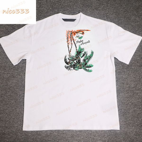 23ss new t shirt upside down coconut tree letters cotton loose round neck versatile street men and women short sleeve, White;black
23ss new t shirt upside down coconut tree letters cotton loose round neck versatile street men and women short sleeve, White;black