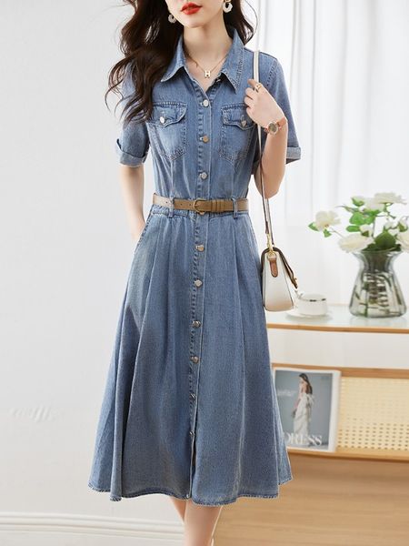 basic & casual dresses | 2023 summer new denim dress | v-neck | short sleeve | mid-calf length | patchwork | blue | sizes s-2xl, Black;gray
basic & casual dresses | 2023 summer new denim dress | v-neck | short sleeve | mid-calf length | patchwork | blue | sizes s-2xl, Black;gray