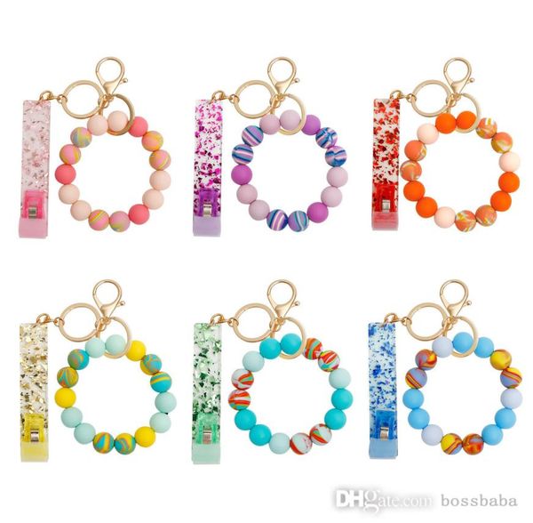 cute keychains wrist key chain silicone beads fashion bank card grabber for long nail atm keychain cards clip nails key rings8486395, Silver
cute keychains wrist key chain silicone beads fashion bank card grabber for long nail atm keychain cards clip nails key rings8486395, Silver