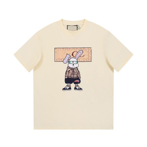designer men's t-shirt summer new high-quality cotton cartoon print pattern heavyweight brand men and women's short-sleeved models, White;black
designer men's t-shirt summer new high-quality cotton cartoon print pattern heavyweight brand men and women's short-sleeved models, White;black