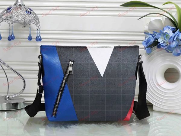 black grid shoulder bag luxury zipper side pockets design computer bags designer multi color stitching commuter package
black grid shoulder bag luxury zipper side pockets design computer bags designer multi color stitching commuter package