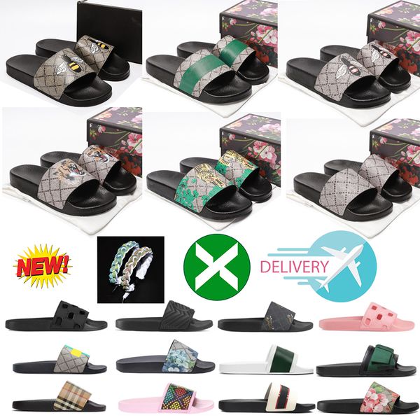 2023 luxury designer slippers for women mens slides floral brocade flats gear bottom tiger snaker ace bee flop flip scuffs casual fashion be, Black
2023 luxury designer slippers for women mens slides floral brocade flats gear bottom tiger snaker ace bee flop flip scuffs casual fashion be, Black
