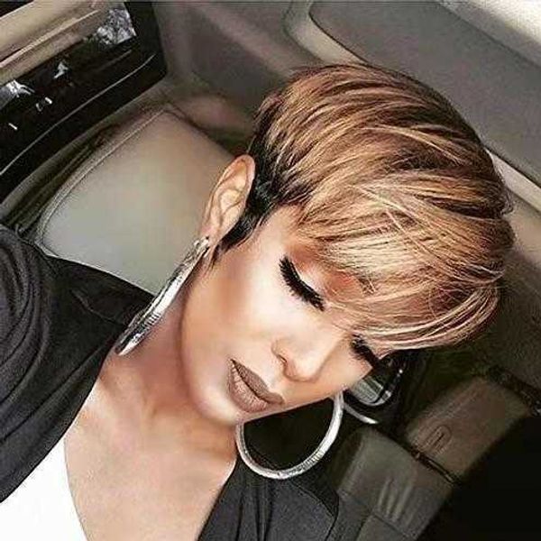 wig caps short wig women's short straight hair slanting bangs high temperature silk full set wigs, Black;brown
wig caps short wig women's short straight hair slanting bangs high temperature silk full set wigs, Black;brown