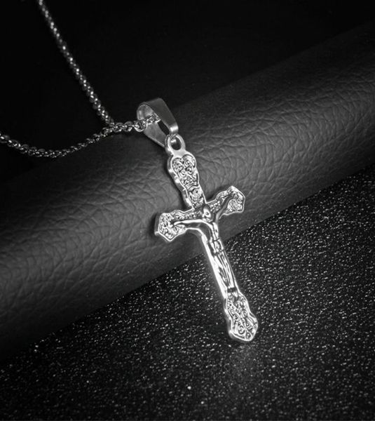 pendant necklaces the testament gospel jesus on cross jewelry titanium steel necklace christianity retro religious belief chain lp7311909, Silver
pendant necklaces the testament gospel jesus on cross jewelry titanium steel necklace christianity retro religious belief chain lp7311909, Silver