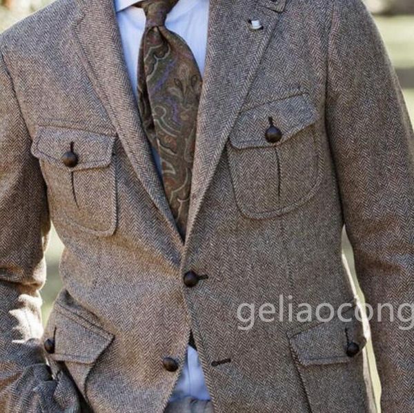 blazers 1 piece herringbone groom wear slim fit two buttons notched lapel men business formal prom tuxedos man tweed blazer jacket, White;black
blazers 1 piece herringbone groom wear slim fit two buttons notched lapel men business formal prom tuxedos man tweed blazer jacket, White;black