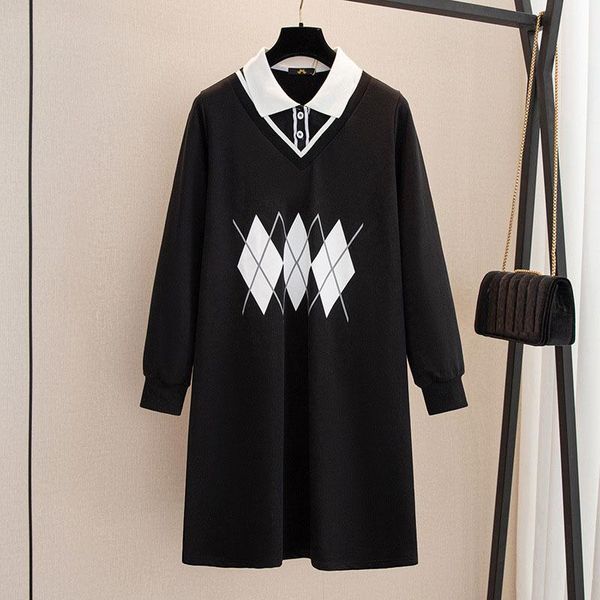 dresses 150kg spring new plus size women's loose dress bust 153 long sleeve fake twopiece polo sweater dress black 5xl 6xl 7xl 8xl 9xl
dresses 150kg spring new plus size women's loose dress bust 153 long sleeve fake twopiece polo sweater dress black 5xl 6xl 7xl 8xl 9xl