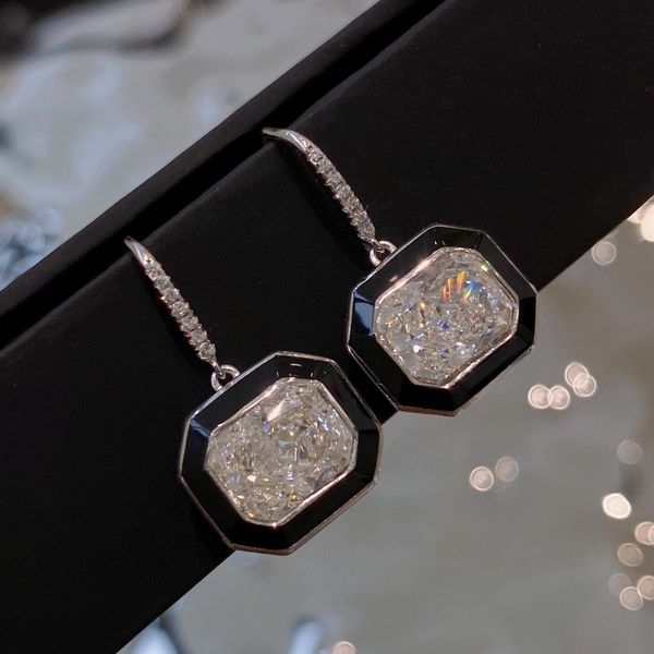 well sale original single high-end quality s925 sterling silver crystal diamond square full of drill earrings for women wedding jewelry gift, Golden;silver
well sale original single high-end quality s925 sterling silver crystal diamond square full of drill earrings for women wedding jewelry gift, Golden;silver