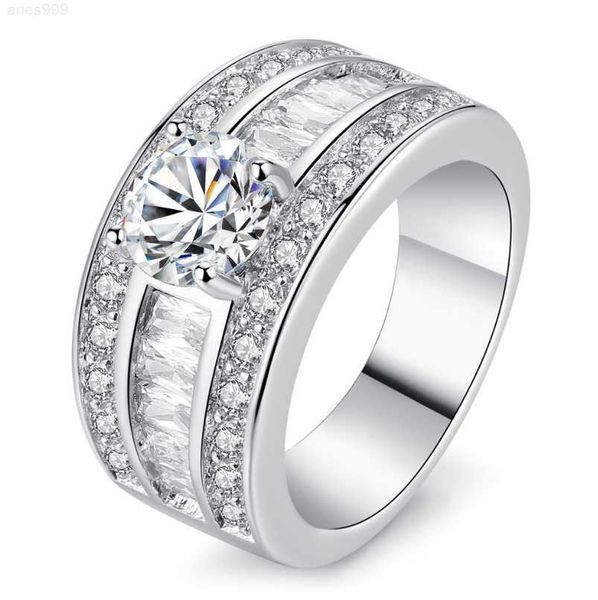 luxury jewelry ladies in europe and america zircon wedding ring white gold plated ring cz engagement ring, Silver
luxury jewelry ladies in europe and america zircon wedding ring white gold plated ring cz engagement ring, Silver