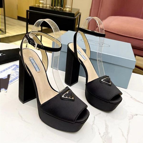 dress satin sandals designer triangle buckle decoration fashion 13cm thick soles thick high heels womens shoes leather soles ankle stra vfag, Black;gray
dress satin sandals designer triangle buckle decoration fashion 13cm thick soles thick high heels womens shoes leather soles ankle stra vfag, Black;gray