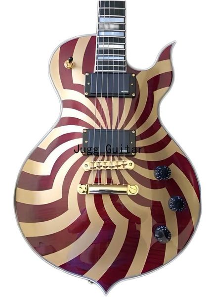 custom wylde odin graal crimson gold buzzsaw falme maple electric guitar large built-in block with gold grover tuner
custom wylde odin graal crimson gold buzzsaw falme maple electric guitar large built-in block with gold grover tuner
