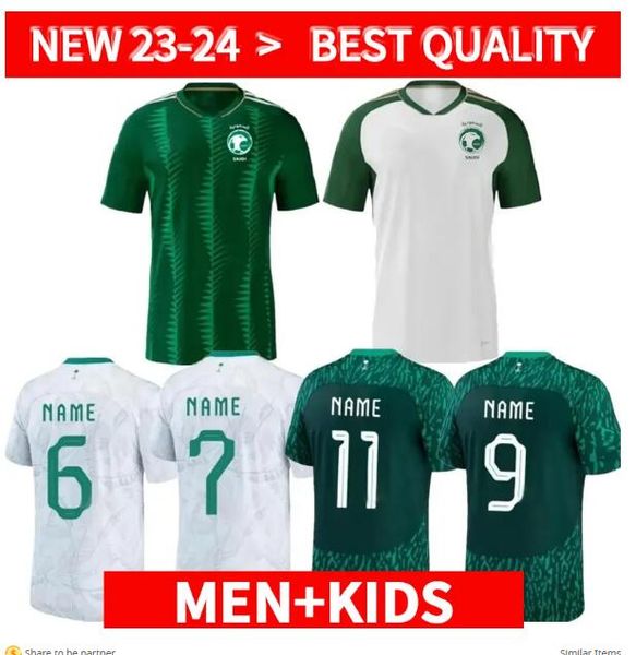 2324 saudi arabia soccer jerseys 2023 football firas salem sultan yasir shirts spider jerseys men kids kits set uniforms 22 23 24 national t, Black;yellow
2324 saudi arabia soccer jerseys 2023 football firas salem sultan yasir shirts spider jerseys men kids kits set uniforms 22 23 24 national t, Black;yellow