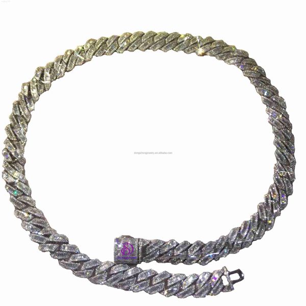 men jewelry price 18mm hip hop sterling silver iced out vvs moissanite diamond cuban link chain bracelet
men jewelry price 18mm hip hop sterling silver iced out vvs moissanite diamond cuban link chain bracelet