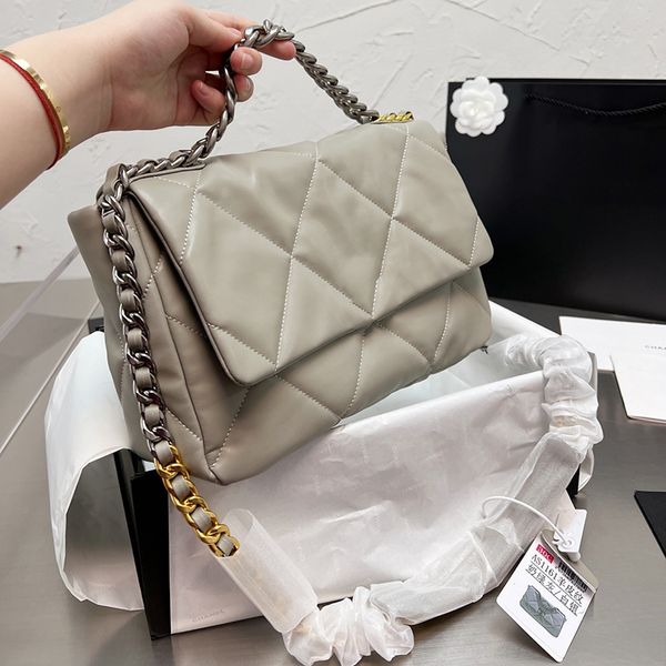 size 30cm large capacity 19bag lambskin handle bags designer crossbody diamond lattice soft shoulder bag woc chain flap goatskin leather cha
size 30cm large capacity 19bag lambskin handle bags designer crossbody diamond lattice soft shoulder bag woc chain flap goatskin leather cha