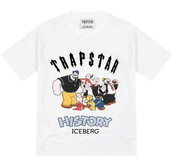 designer fashion clothing tees tsihrts shirts trapstar iceberg tee printed short sleeve t-shirt rock hip hop cotton streetwear z2, White;black
designer fashion clothing tees tsihrts shirts trapstar iceberg tee printed short sleeve t-shirt rock hip hop cotton streetwear z2, White;black