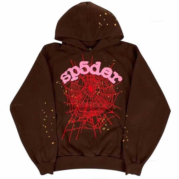 men's hoodies sweatshirts brown sp5der 555555 brown web puff print pullover men women young thug oversized spiderweb hoodies, Black
men's hoodies sweatshirts brown sp5der 555555 brown web puff print pullover men women young thug oversized spiderweb hoodies, Black