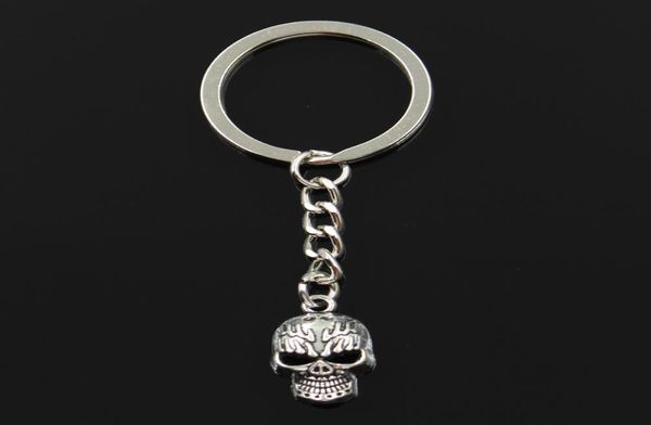 fashion 30mm key ring metal key chain keychain jewelry antique bronze silver color plated skeleton head skull 21x13mm pendant4737017 
fashion 30mm key ring metal key chain keychain jewelry antique bronze silver color plated skeleton head skull 21x13mm pendant4737017