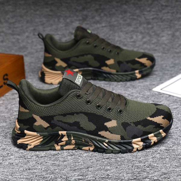men running shoes camouflage green breathable fashion knit jogging comfortable lace-up casual sneakers mens trainers 40-44
men running shoes camouflage green breathable fashion knit jogging comfortable lace-up casual sneakers mens trainers 40-44