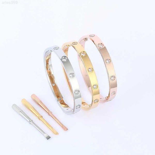 luxury famous brand designers jewelry love bangle with crystals titanium stainless steel engraved screw bracelet, Silver
luxury famous brand designers jewelry love bangle with crystals titanium stainless steel engraved screw bracelet, Silver