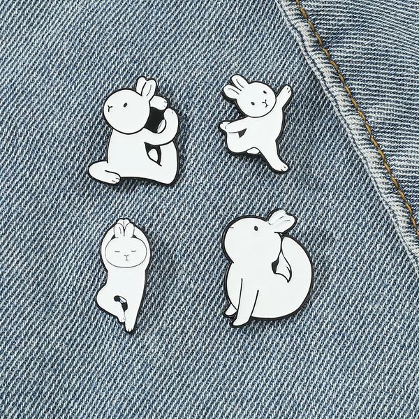 rabbit dance ballet do yoga alloy dropping oil brooch cute anime movies games hard enamel pins collect metal cartoon brooch backpack hat bag, Blue
rabbit dance ballet do yoga alloy dropping oil brooch cute anime movies games hard enamel pins collect metal cartoon brooch backpack hat bag, Blue