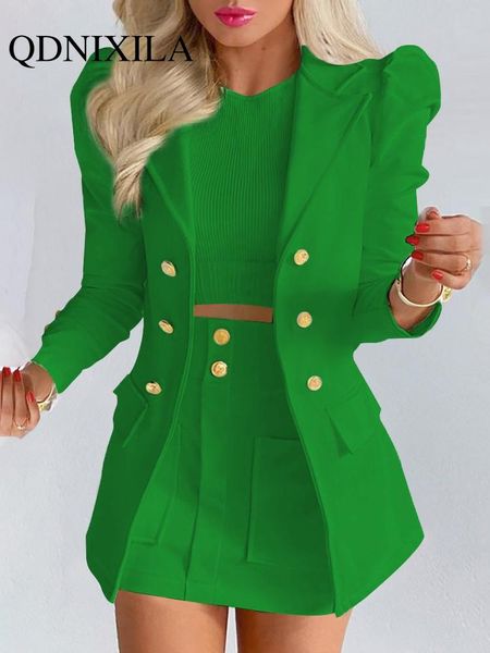 pants new spring and autumn leisure fashion suit women's doublebreasted long sleeve skirt suit 2piece office women dress skirt set, White
pants new spring and autumn leisure fashion suit women's doublebreasted long sleeve skirt suit 2piece office women dress skirt set, White